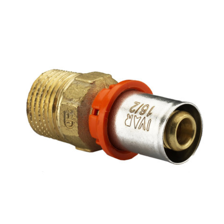 Multicouche - Raccord droit à visser mâle D16 3/4 (510105MP)