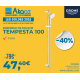 Ensemble de douche 3 jets Tempesta 100, Chrome