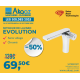 Mitigeur lavabo Evolution, Chrome