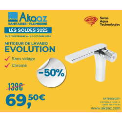 Mitigeur lavabo Evolution, Chrome