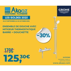 Ensemble de douche thermostatique Grohterm500 , Chrome