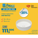 Swiss Aqua Technologies Vasque à poser Infinitio 39 x 39 x 12 cm sans trop-plein, blanc (SATINF3939M)