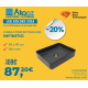 Swiss Aqua Technologies Infinitio Vasque à poser 50x39 cm, sans trop-plein, Marron mat (SATINF5039LBRM)