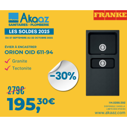 Orion - OID 651 Tectonite® Carbone Evier (OID651C)