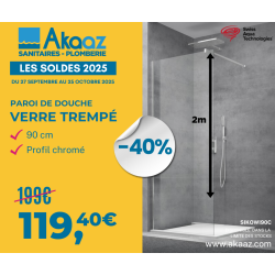 paroi de douche 80cm