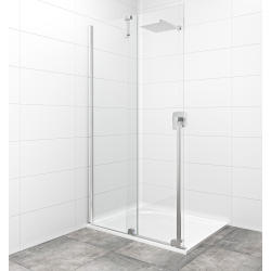 Paroi de douche avec porte coulissante 120cm Easy Walk-in X Motion, transparent