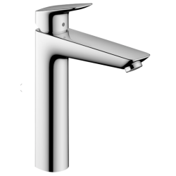 Mitigeur lavabo Logis 190 XL avec tirette et vidage, Chrome
