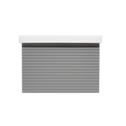Meuble gris avec vasque 58x43x44,8cm Savona
