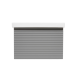 Meuble gris avec vasque 58x43x44,8cm Savona