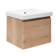 Meuble & lavabo 58x43x44,cm, Chêne