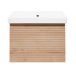 Meuble & lavabo 58x43x44,cm, Chêne