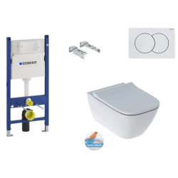 Pack WC : Duofix UP100 + WC SMYLE blanc