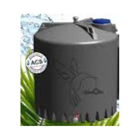 Cuve aérienne ACS 3500L + couvercle + vanne D32 Colibri