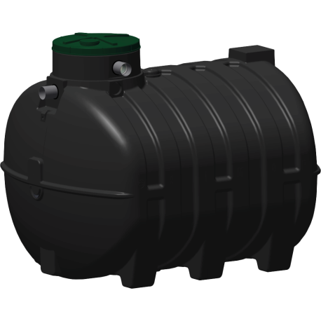 Citerne eau de pluie enterrable + kit filtration 5000L