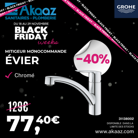 Mitigeur évier Start, Chrome