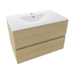 Meuble & lavabo Verona 80x50x45,5cm, Blanc Mat