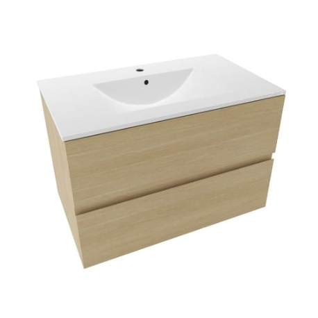 Meuble & lavabo Verona 80x50x45,5cm, Blanc Mat