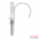 Ramclip blanc simple 16 mm