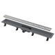 Caniveau de douche avec rebord pour grilles perforées 55cm