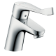 Mitigeur lavabo 70 Focus Care avec poignée extra longue sans tirette ni vidage