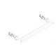 Double barre porte serviette Logis Universal 600mm, Chrome