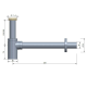 Siphon de Lavabo 5/4, Chrome