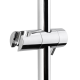 Colonne de douche avec mitigeur mécanique + Douche de tête ronde 200mm + Douchette 3 jets, Chrome