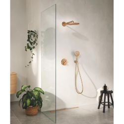 Douche encastrée avec Rainshower SmartActive 310, Warm Sunset Brossé