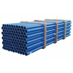 Tube épandage PVC CR4 bleu Ø100 - 4m (5TE100)