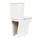 WC à poser Brevis Vario PMR, Blanc