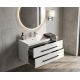 Meuble & lavabo Cube Way 100cm, Blanc