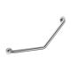Barre de maintien coudée 135° Inox satiné, 400 x 400 mm