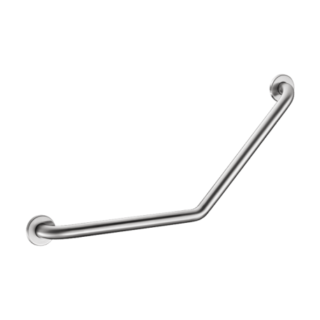 Barre de maintien coudée 135° Inox satiné, 400 x 400 mm