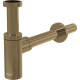Siphon de lavabo design DN32, Or Brossé