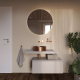 Siphon pour lavabo design DN32, Or Rosé Brossé