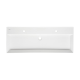 Lavabo double 1204x465x130mm, Blanc