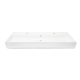Lavabo double 1204x465x130mm, Blanc