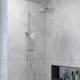 Colonne de douche avec mitigeur thermostatique Joy 200, Chrome