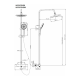 Colonne de douche thermostatique douche de tête ø23,5cm, Chrome