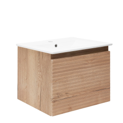 Meuble & lavabo 58x43x44,cm, Chêne