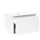Meuble & vasque Savona 60cm, Blanc Brillant