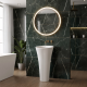 Lavabo Fusion 42,5x42,5cm, Blanc