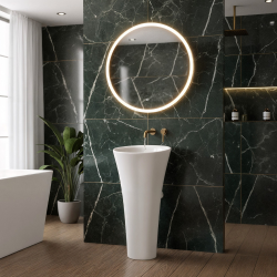 Lavabo Fusion 42,5x42,5cm, Blanc