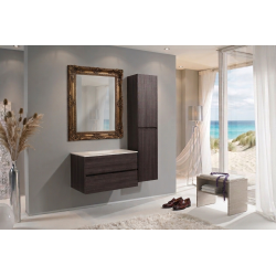 Colonne armoire Verona 40x170x30cm, Blanc Mat