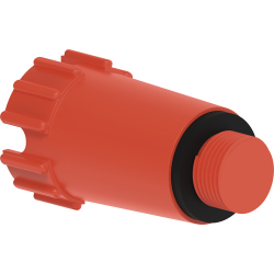 Bouchon PPR montage 1/2" rouge