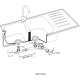 Siphon gain de place 2 bacs (WIR30723640)