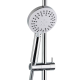 Colonne de douche avec mitigeur mécanique, Blanc/Chrome