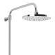 Colonne de douche avec mitigeur mécanique, Blanc/Chrome
