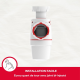 Siphon lavabo neo 40