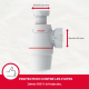 Siphon lavabo neo 40
